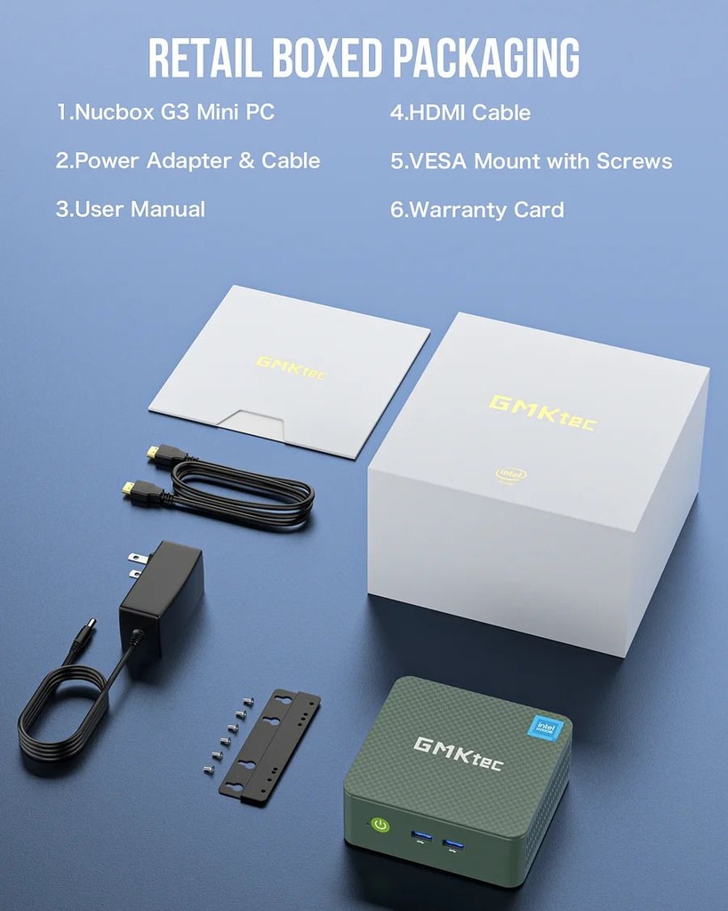 G3 Nucbox 16/512 WiFi/Bt Windows 11 w/ licence