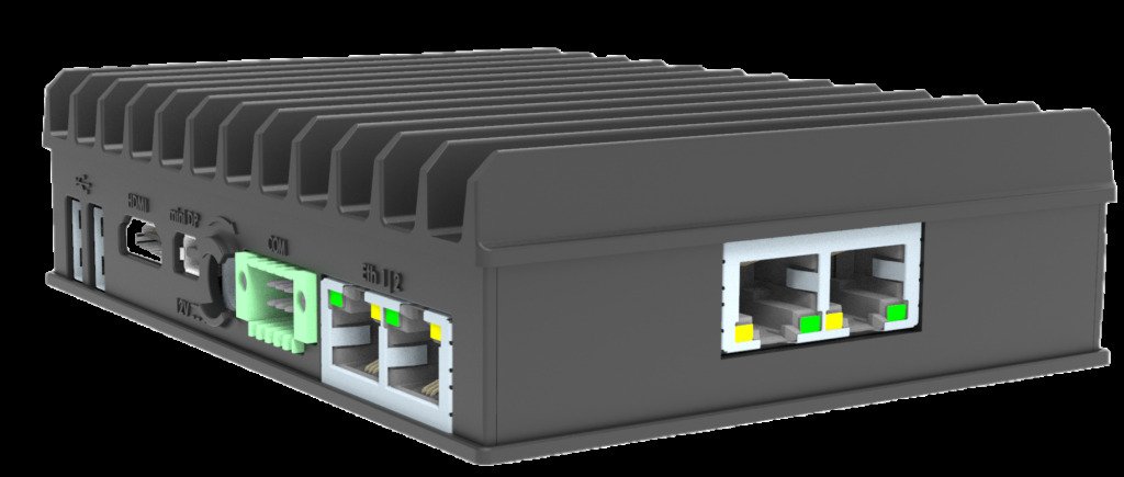 FITLET3 FPC3-LAN modullal (4 x GBit)